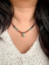 Load image into Gallery viewer, Watermelon Tourmaline and Labradorite Necklace
