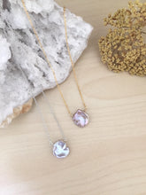 Load image into Gallery viewer, Single Lavender Grey Keshi Pearl Necklace
