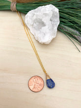 Load image into Gallery viewer, Lapis Lazuli Gemstone Drop Necklace