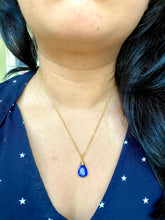 Load image into Gallery viewer, Lapis Lazuli Gemstone Drop Necklace
